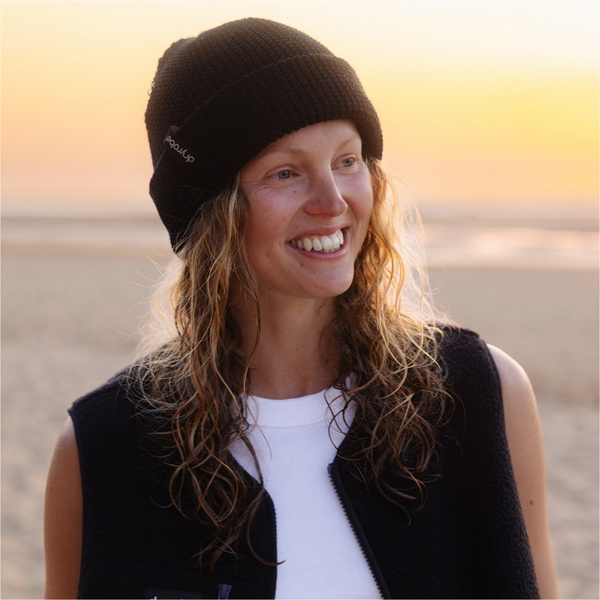 2026 Dryrobe Waffle Beanie DBNEWAFF - Black